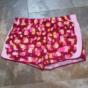 Maroon sports shorts girls